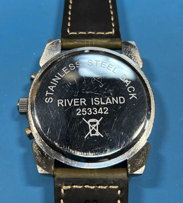 Zegarek męski RIVER ISLAND – Quartz – 50mm - stal - pudełko