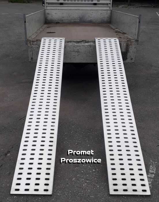 Najazdy Aluminiowe 2,5m x 40cm - 2,7T. dla Koparki Podjazdy 2szt