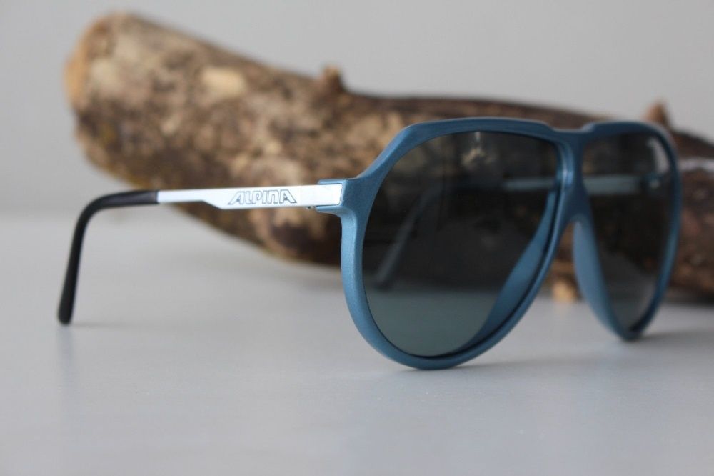 Okulary Alpina M1 ProfiL Fog Stop Blue UNIKAT RETRO VINTAGE Carrera