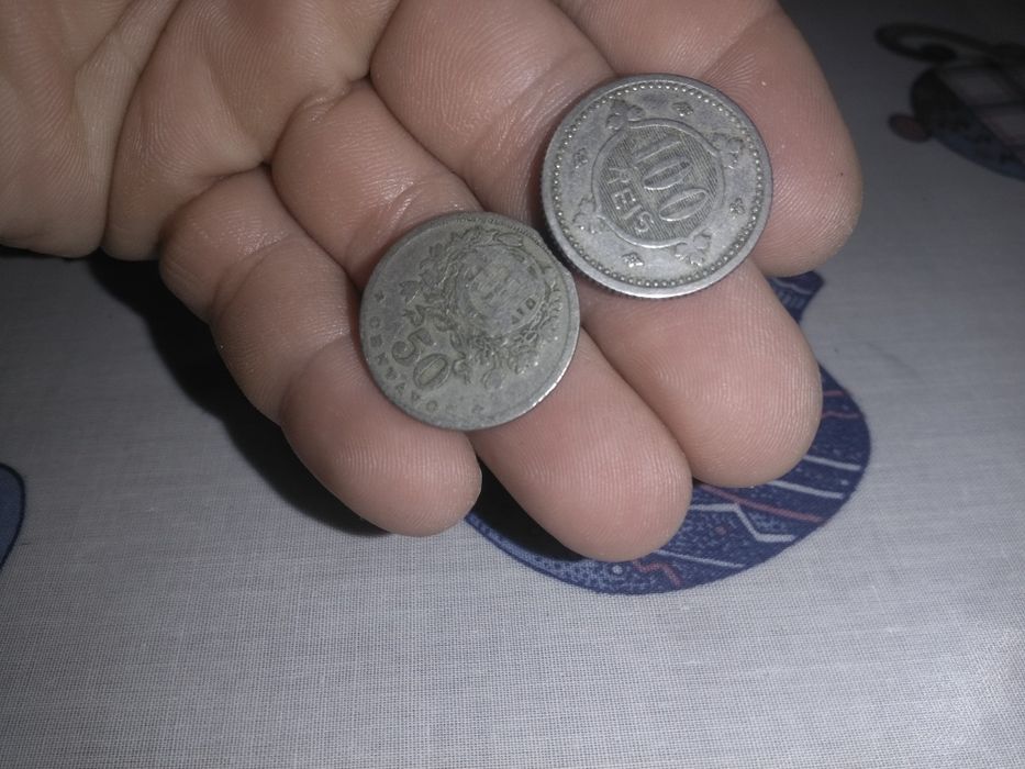 Moedas antigas  e de coleção