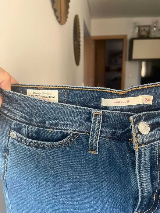 Calção ganga Levis's nº 34