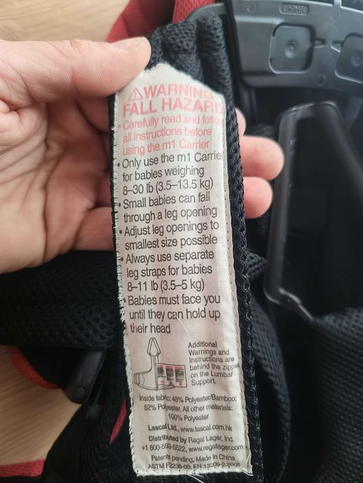 LASCAL M1 nosidełko nowe