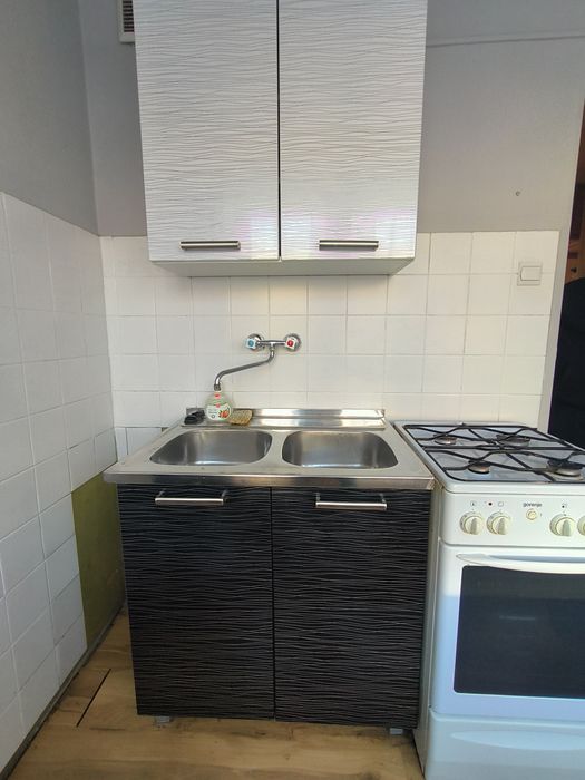 Meble kuchenne biało-czarne Megan