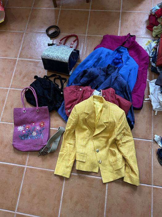 lote de roupa e acessórios- mulher e homem