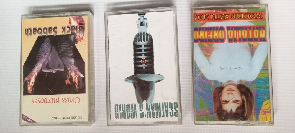 кассеты,касети -Black Sabbath,St.Wonder,Ace Of Base,Haddaway,N.Oreiro