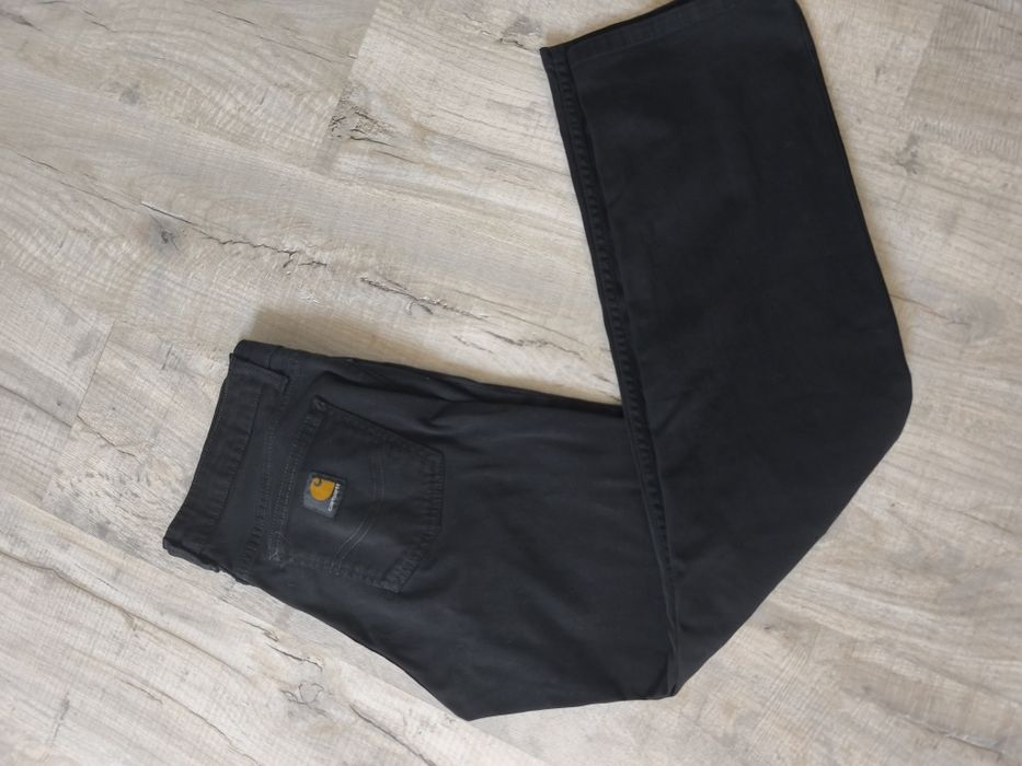 Spodnie czarne carhartt wip uniseks