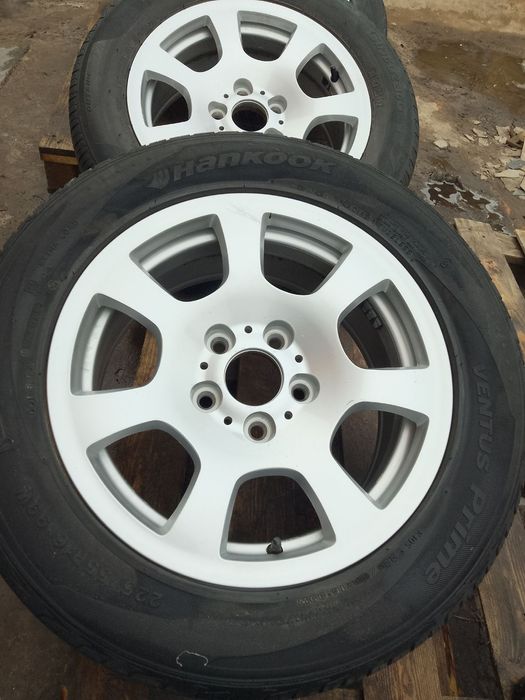 Диски БМВ 5ой серии/Хюндай H1;R16/5×120/7.5J/ET20 + шины 225/55;летние