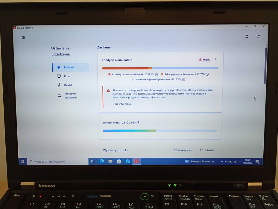 Lenovo ThinkPad X220 i5 / 8 GB RAM / SSD 128 GB