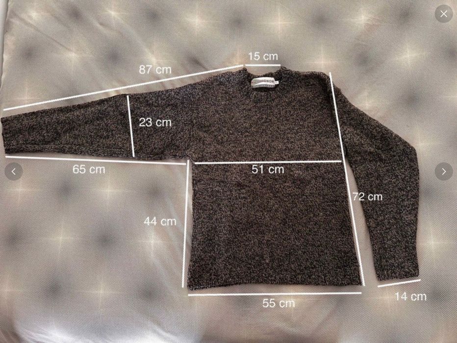 Camisolão de lã mesclada CHEVIGNON (Vintage)