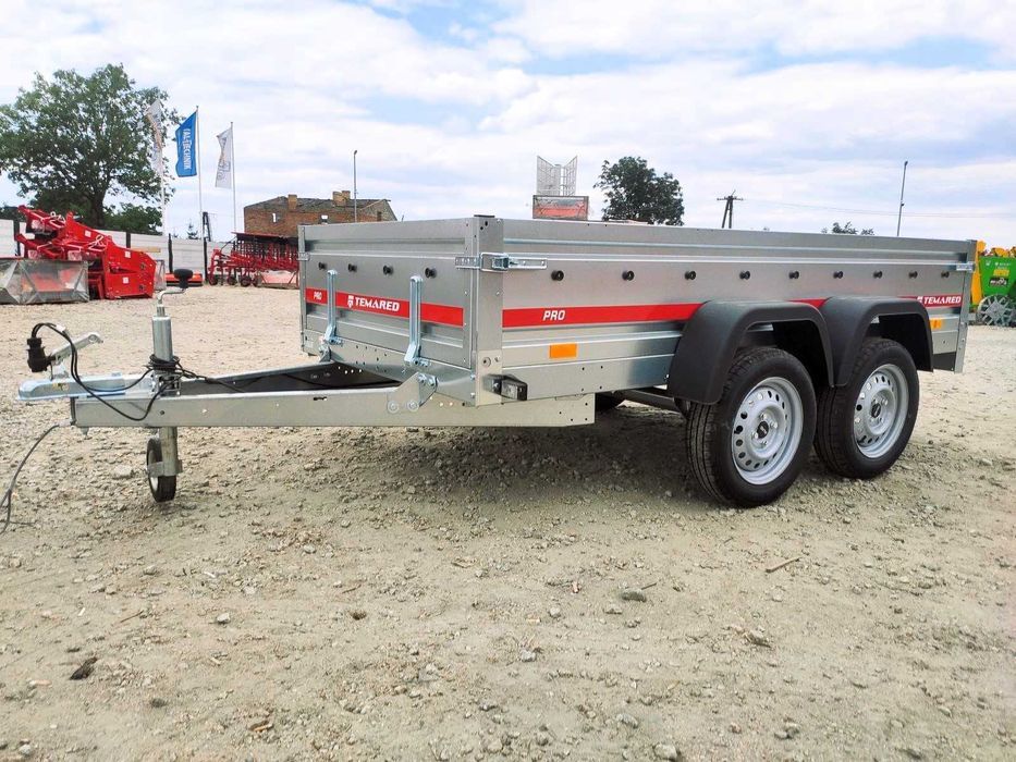 Nowa przyczepka 264 x 126 cm - TEMARED PRO 2612/2 - Dostawa pod dom