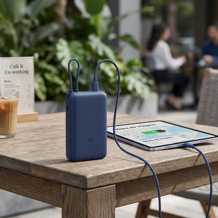 Powerbank Xiaomi 20000mAh Carga Rápida 33W Azul Escuro - Novo com garantia