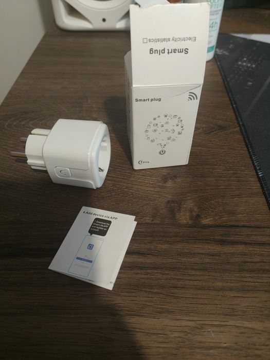 Tomada Inteligente Wi-Fi 16A – Controlo por App, Voz e Temporizador