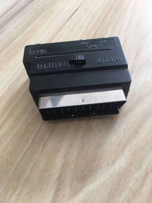 Przewód Kabel 8m + złącze przejściówka euro scart audio video