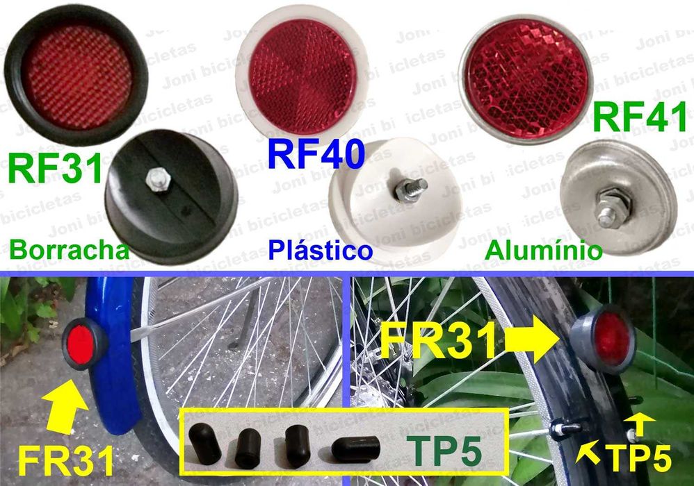 Reflectores de bicicleta clássica, pasteleira, montanha, criança