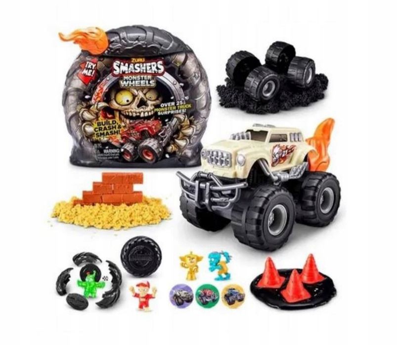 ZURU Monster Truck Smashers + AKCESORIA Duży zestaw