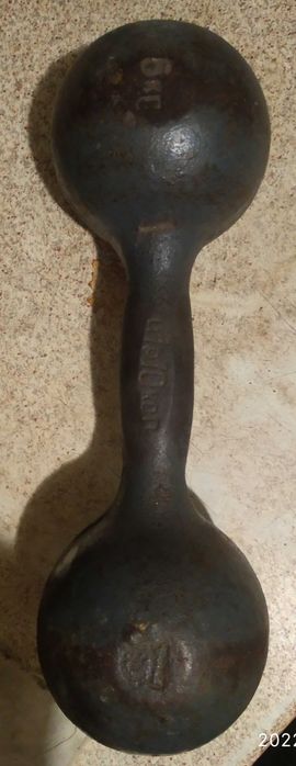 Гантеля СССР 3кг, 4кг.кг,6кг .