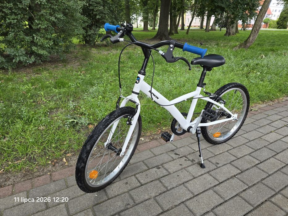 Rower Btwin 20 biały