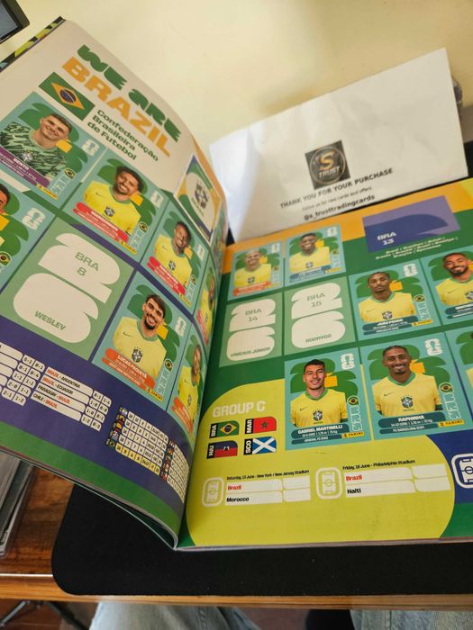 Panini FIFA World Cup 2026 Album Partially Completed 692 Stickers placed