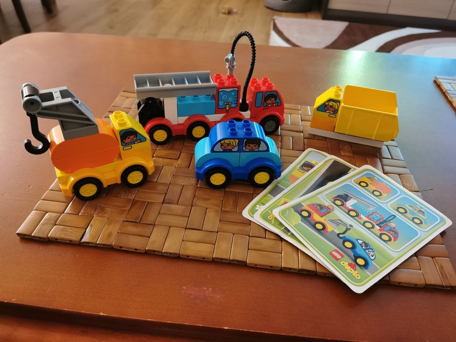 Komplet klocków lego duplo - 3 zestawy plus płyta konstrukcyjna