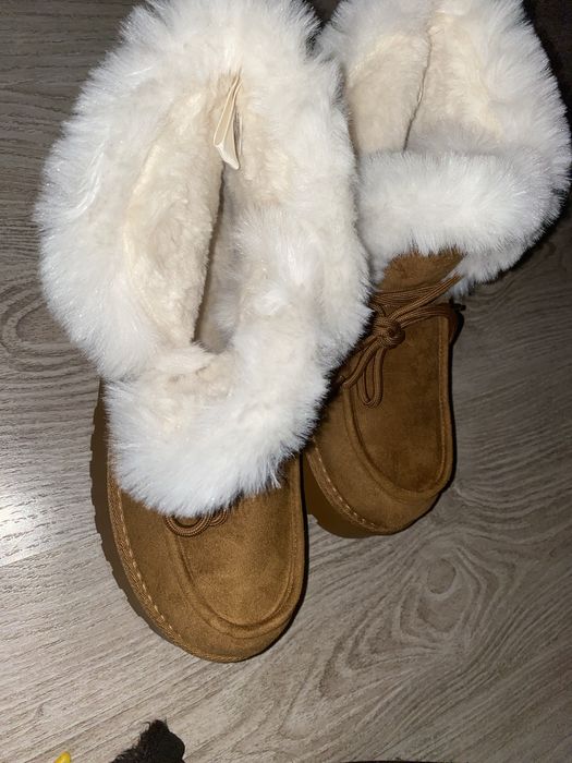 уги уггі ботинки жіночи теплі зимні мехові замшеві замш корчиневі