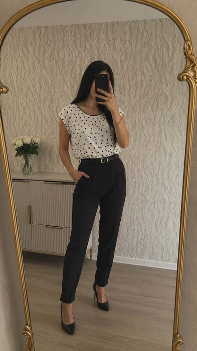 Bluzka w kropki, Zara, m