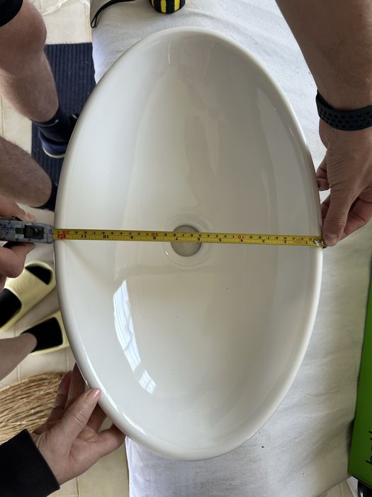 2 lavatórios ovais BANHOAZIS NOVOS