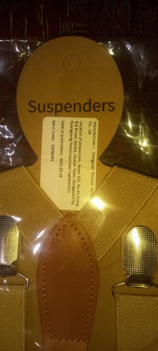 Dois suspensórios para criança (são novos).