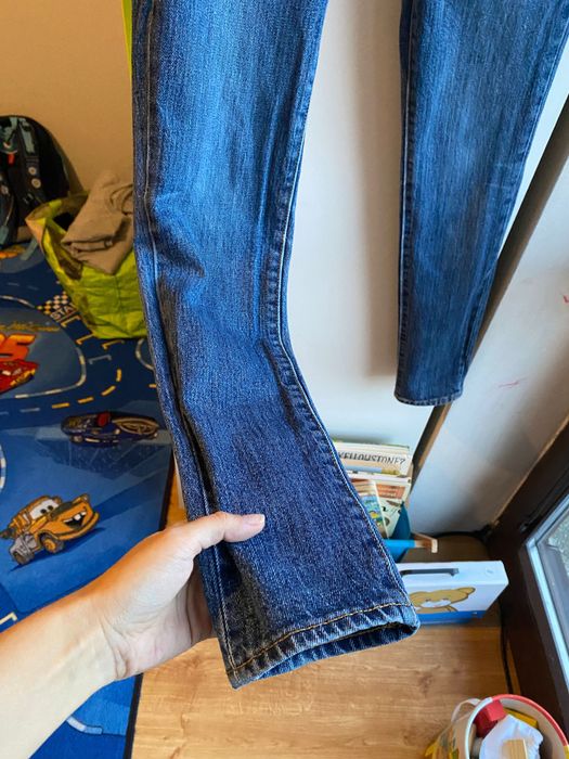 Jeansy damskie skinny 711 levi’s 26/30 grubszy jeans