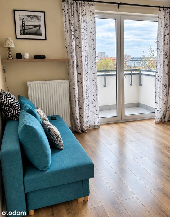 Funkcjonalne 2-pokojowe mieszkanie, duży balkon +parking, MNO, WKD