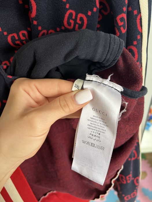 Gucci GG Monogram Track Jacket / Олімпійка / Кофта на блискавці 3XL