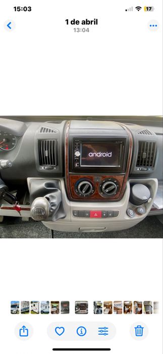 Autocaravana , em Albufeira 2012 , Rapido 776 FF , perfilada , 95000 km fiat ducato