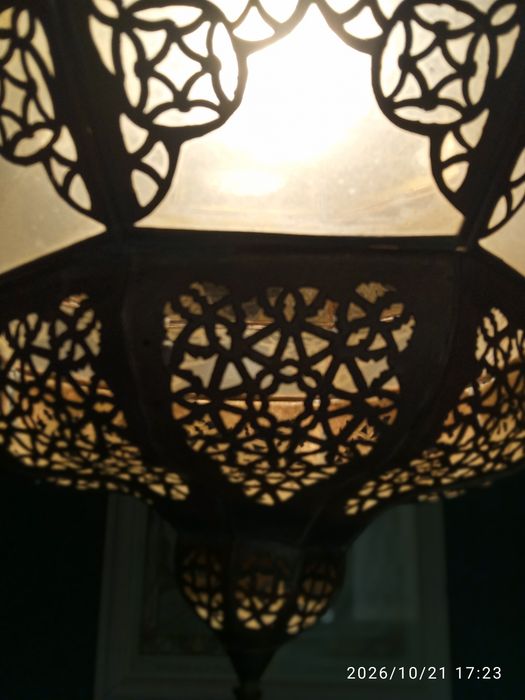 Luminária pendente marroquina tamanho XXL