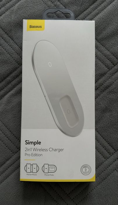 Ładowarka indukcjyjna 2w1 BASEUS
