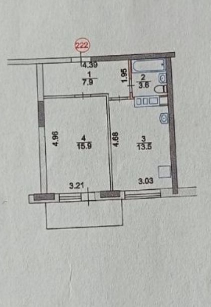 Продам однокімнатну  Смілянська 15 Соломʼянський рай.