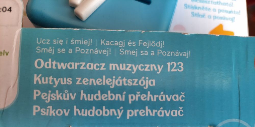 Fisher Prices pierwszy, interaktywny odtwarzacz muzyczny dla dziecka