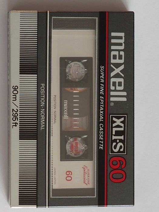 Maxell XLI-S 60 model na rok 1982/1983 rynek Europejski.