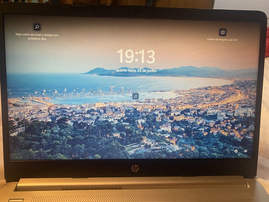 Hp portátil sem uso