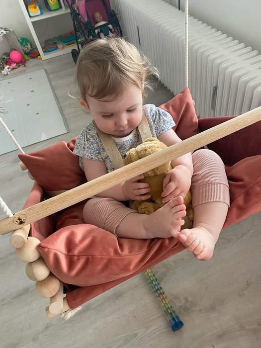 Гойдалка ( качеля )зі стійкою infancy маршмелоу