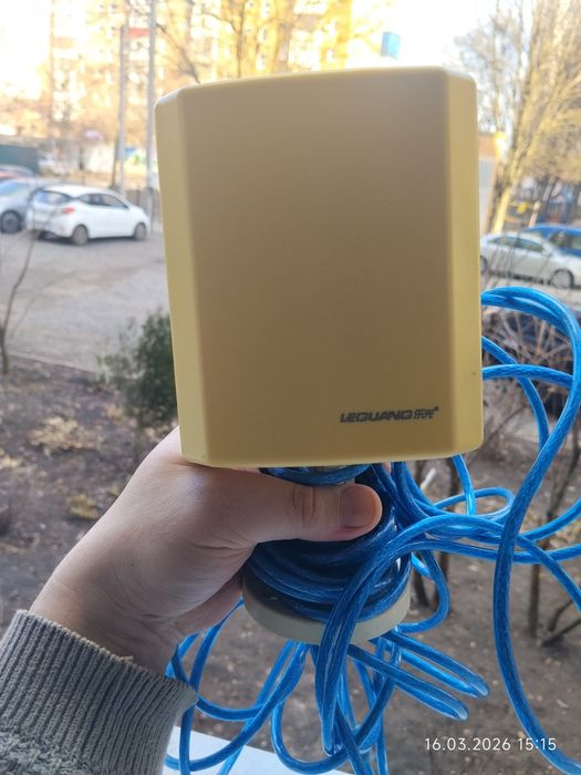 Потужна зовнішня USB Wi-Fi антена LeGuang LG-N120 (кабель 10 м)