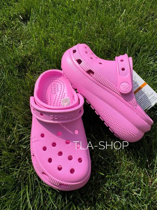 Дитячі крокси сабо на платформі crocs classic cutie clog