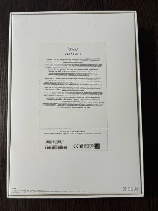 Продам iPad Air 3 (2019) Wi-Fi 64 GB