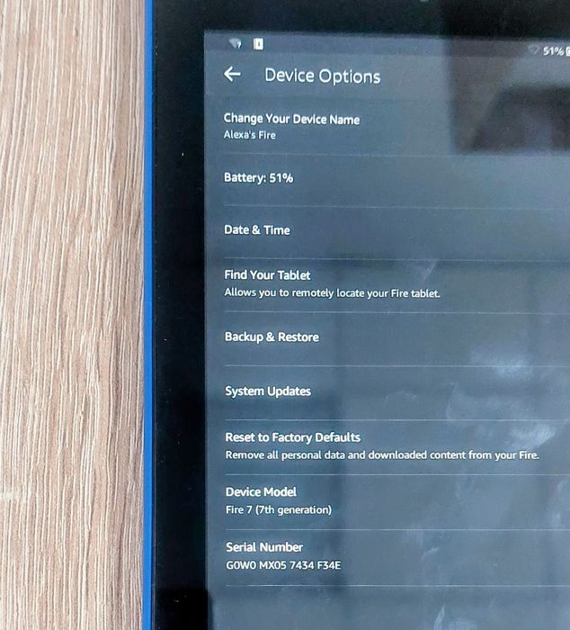 Amazon Fire 7 WiFi электронная книга планшет.