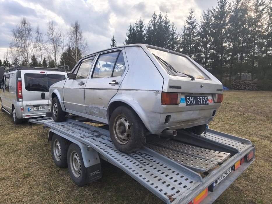 VW golf 1 1978 1.6 krótki Vin wąska lampa