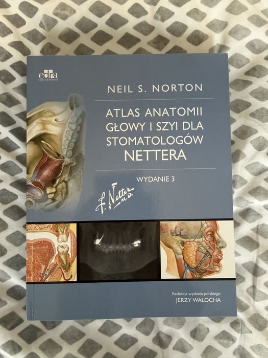 Atlas anatomii głowy i szyi dla stomatologów NETTERA wydanie 3