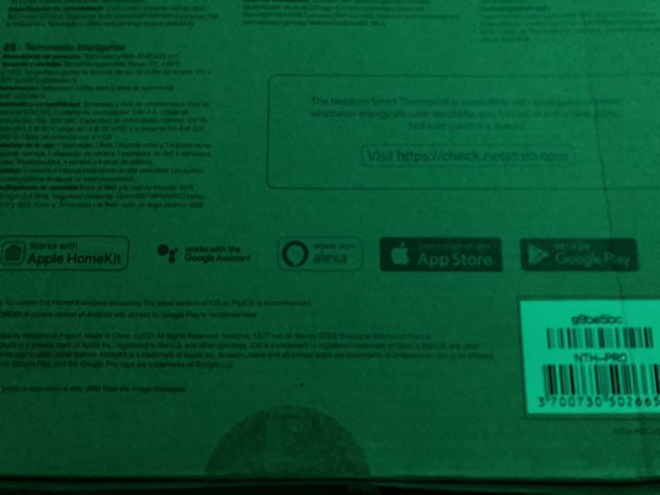 Термостат Netatmo Smart Termostat PRO HomeKit