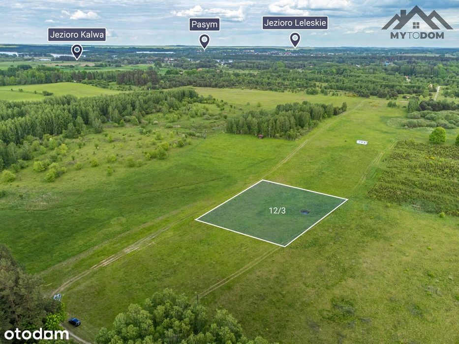 Działka 30a pod lasem Tylkowo, Mazury - Widok 3