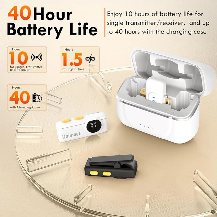 ! Акція! Бездротові професійні  мікрофони Unimeet 2 передавачі + прий