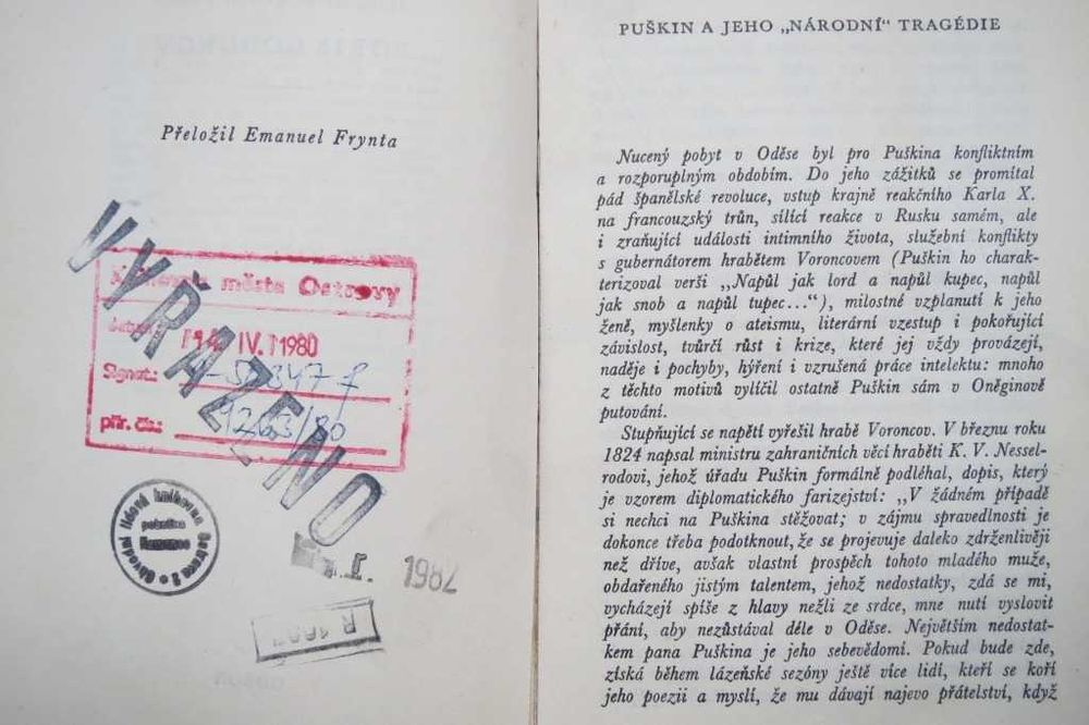 A.Puszkin-"Borys Godunow" książka w jęz. czeskim