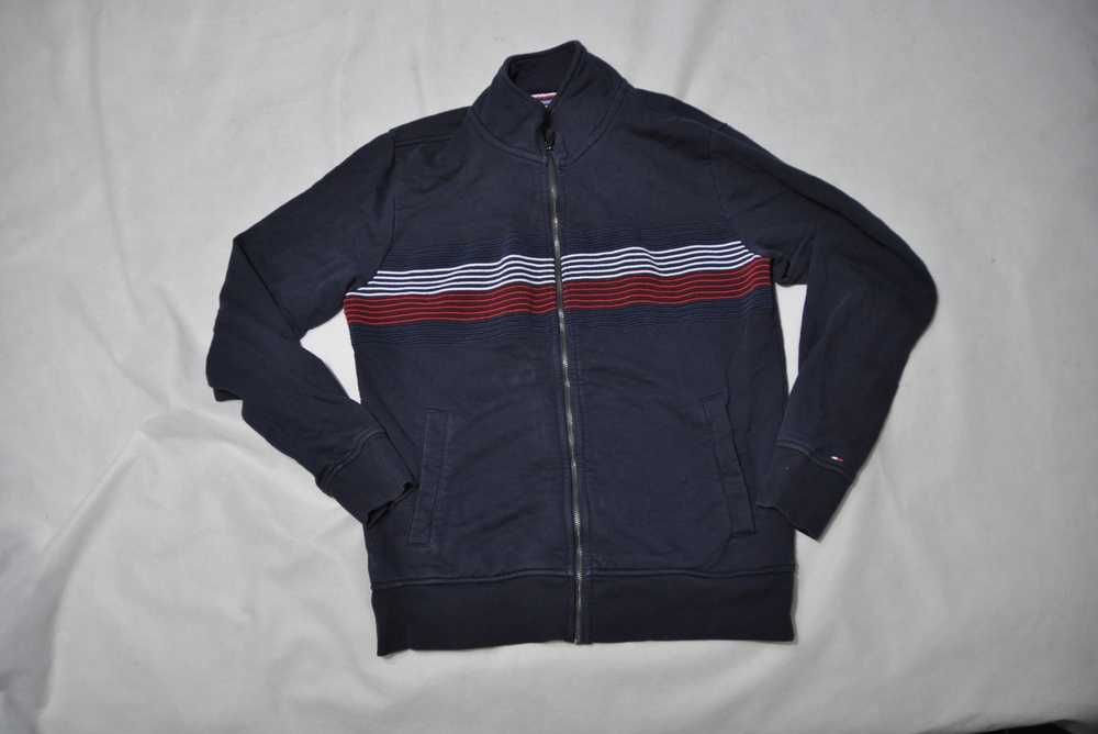 TOMMY HILFIGER L męska bluza z kapturem rozpinana bawełniana sz2v1