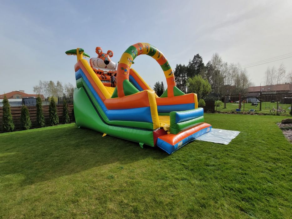 Dmuchaniec,dmuchana zjezdzalnia,dmuchany zamek, Komunia, urodziny